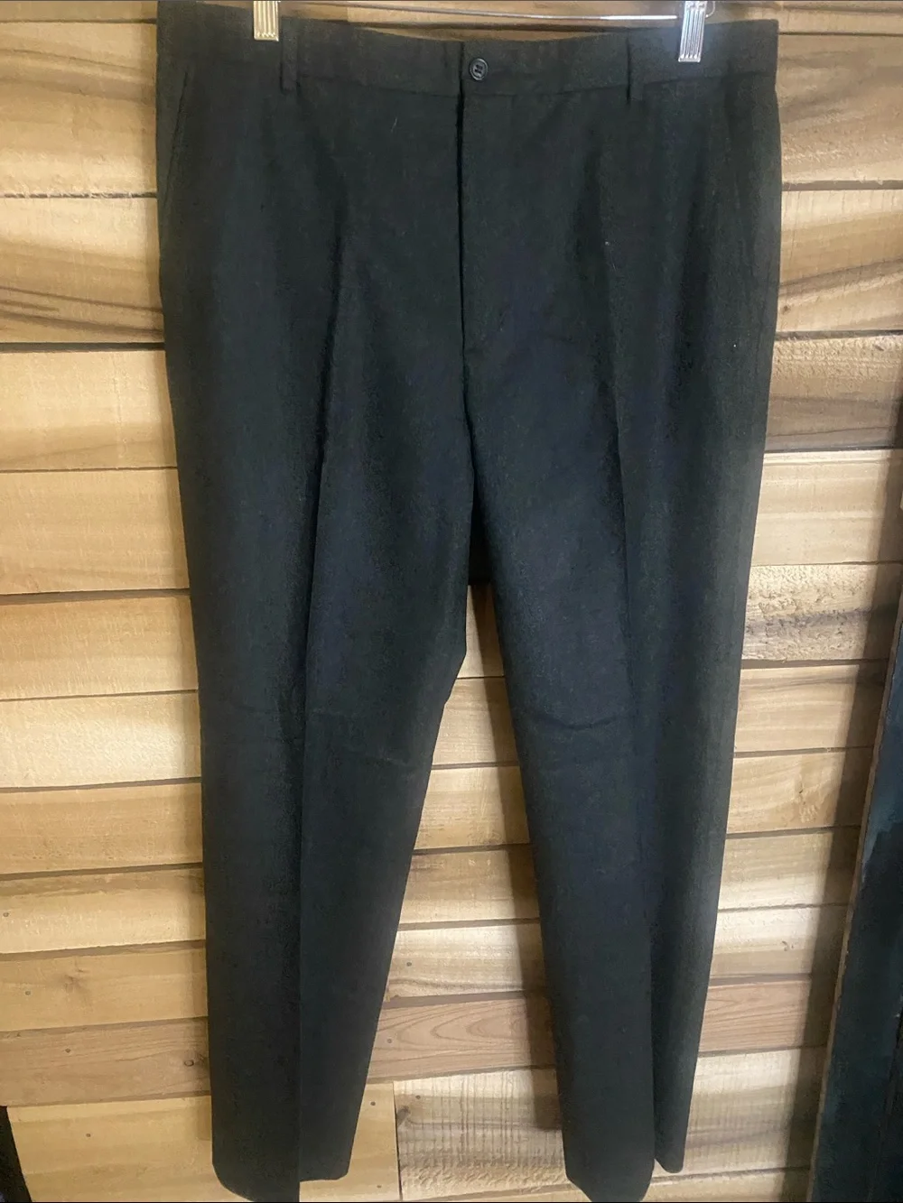 J. Crew Classic charcoal wool pleated Dress Pants size 34x35
